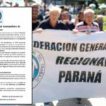 Gremios y organizaciones se movilizan en Paraná contra la reforma laboral